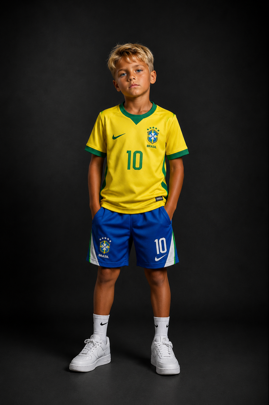 Kids Brazil | Home 2026 World Cup Kit