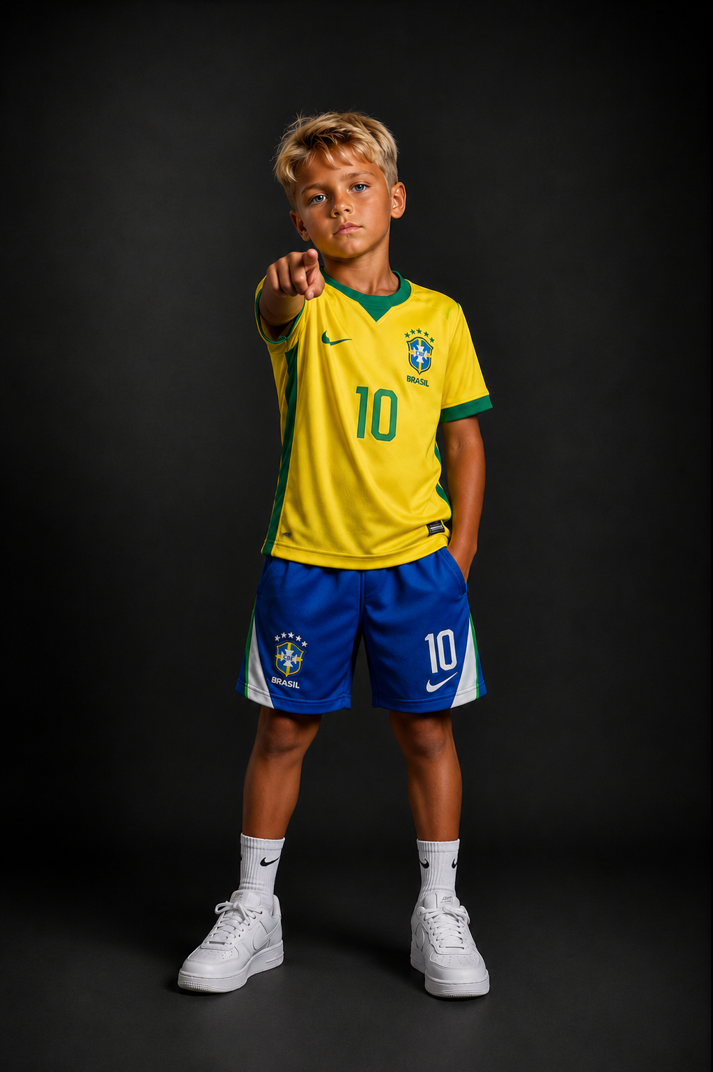 Kids Brazil | Home 2026 World Cup Kit